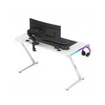 Schreibtisch Gaming Huzaro HZ-Hero 2.5 White RGB Weiß 120 x 75 x 60 cm