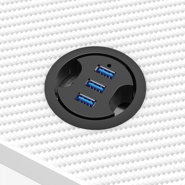 Schreibtisch Gaming Huzaro HZ-Hero 2.5 White RGB Weiß 120 x 75 x 60 cm