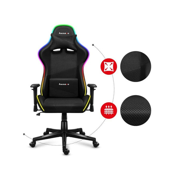 Gaming-Stuhl Huzaro HZ-Force 6.3 RGB Mesh Schwarz