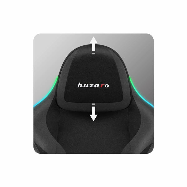 Gaming-Stuhl Huzaro HZ-FORCE 4.6 RGB BLACK MESH