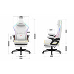 Gaming-Stuhl Huzaro HZ-FORCE 4.6 RGB WHITE MESH