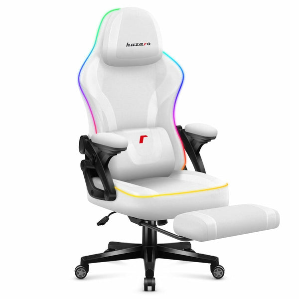 Gaming-Stuhl Huzaro HZ-FORCE 4.6 RGB WHITE MESH