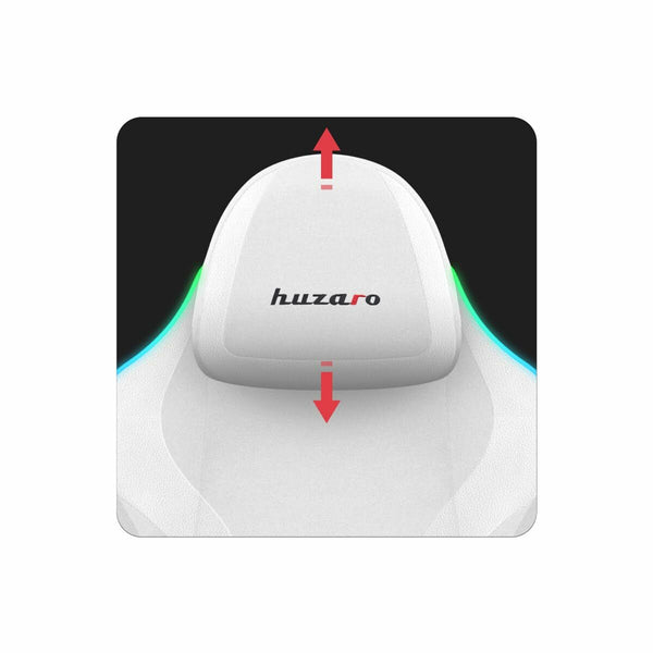 Gaming-Stuhl Huzaro HZ-FORCE 4.6 RGB WHITE MESH