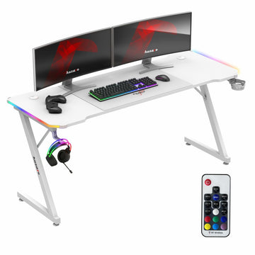 Schreibtisch Huzaro HZ-Hero 4.8 RGB White Weiß