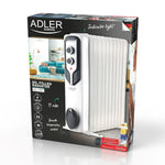 Ölheizung Adler AD 7817 Weiß Schwarz 2500 W