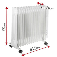 Ölheizung Adler AD 7819 Weiß 2500 W