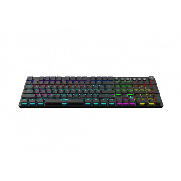 Tastatur Ibox AURORA K-6 Schwarz Englisch QWERTY