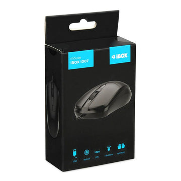 Mouse Ibox IMOF007 Schwarz 1000 dpi