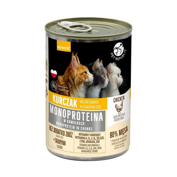 Katzenfutter PETREPUBLIC Monoprotein Chicken Huhn 400 g