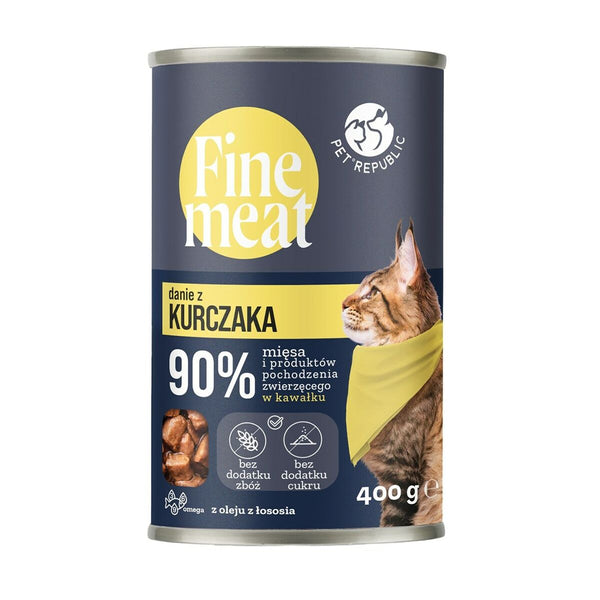 Katzenfutter PETREPUBLIC Fine Meat Huhn 400 g