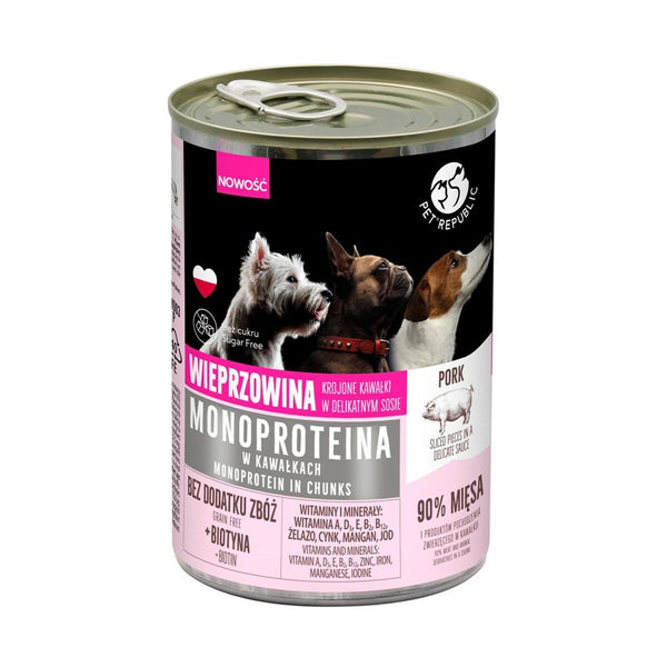 Nassfutter PETREPUBLIC Monoprotein Schwein 100 g