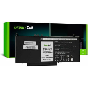 Laptop-Akku Green Cell 6MT4T Schwarz 7200 mAh