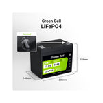Batterie für Unterbrechungsfreies Stromversorgungssystem USV Green Cell LFPGC12V50AH 12 V
