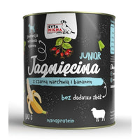 Nassfutter SYTA MICHA Junior Lamb with black carrot and banana 800 g