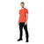 Herren Kurzarm-T-Shirt 4F Fnk M209 Rot