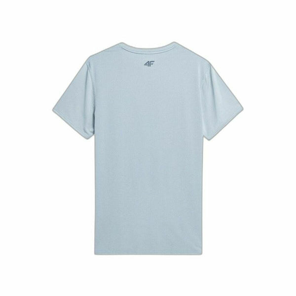 Herren Kurzarm-T-Shirt 4F Fnk M210 Hellblau