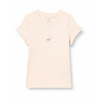 Kurzarm-T-Shirt für Kinder 4F F0817 Creme
