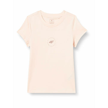 Kurzarm-T-Shirt für Kinder 4F F0817 Creme