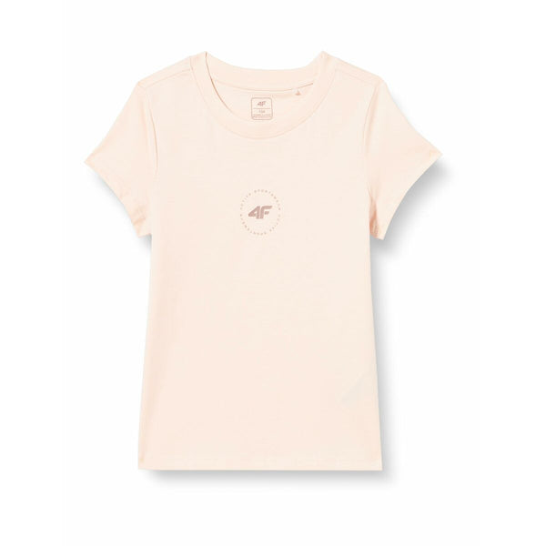 Kurzarm-T-Shirt für Kinder 4F F0817 Creme