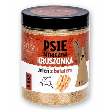 Hundesnack Zoya Deer crumble with sweet potato Hirsch 200 g