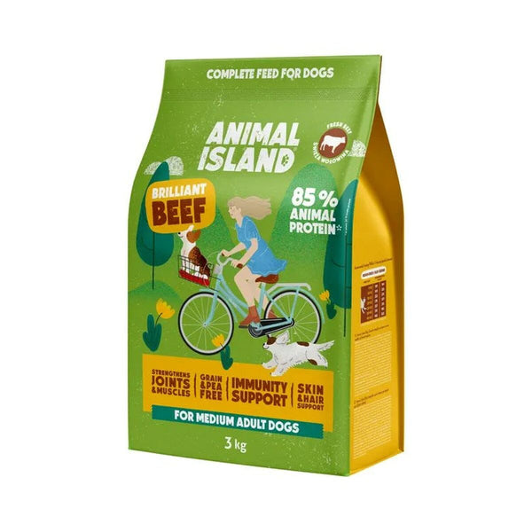 Futter ANIMAL ISLAND Brilliant beef Rindfleisch 3 Kg