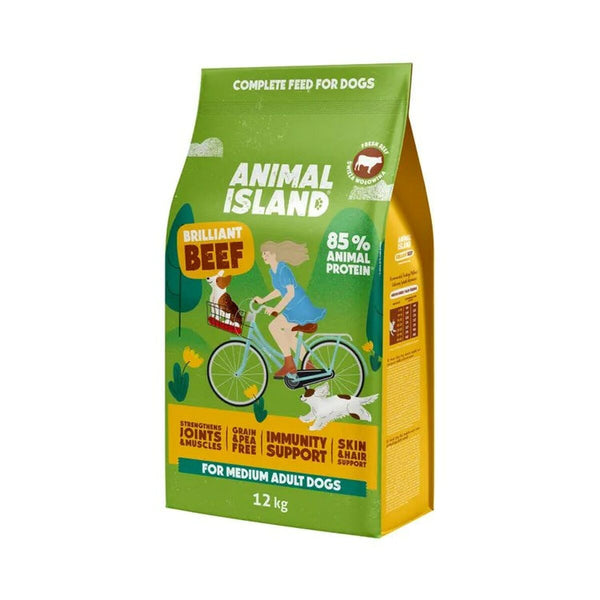 Futter ANIMAL ISLAND Brilliant beef Rindfleisch 12 kg