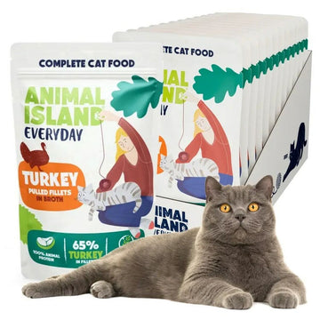 Katzenfutter ANIMAL ISLAND Turkey 12 x 85 g