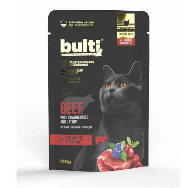 Katzenfutter Bult Rind und Kalbfleisch 100 g