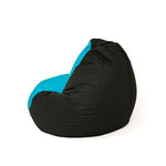 Puff GO GIFT Blau Schwarz 140 x 100 cm Birne