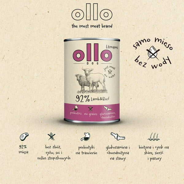 Nassfutter Ollo Lamm