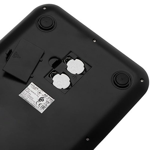 Küchenwaage Adler AD 3183b Schwarz 5 kg