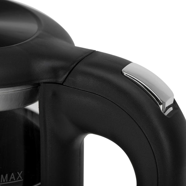 Wasserkocher Adler AD 1305bs Schwarz Silberfarben 2200 W 1,7 L