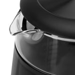 Wasserkocher Adler AD 1305bs Schwarz Silberfarben 2200 W 1,7 L