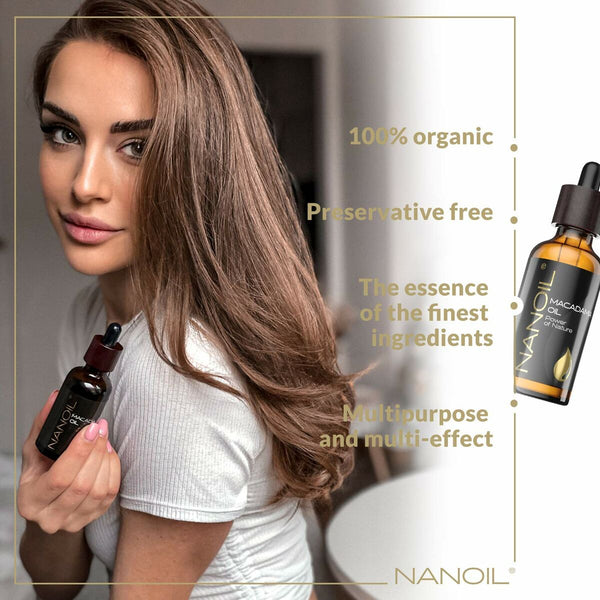 Badeöl Nanoil Power Of Nature 50 ml Macadamianussöl