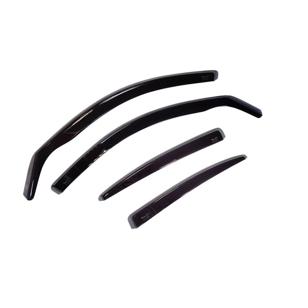 Windabweiser HEKO HO11142 BMW X6 (E71) Rückseite Vorderseite 4 Stücke