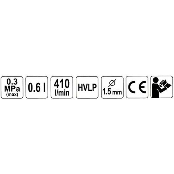 Elektrische Farbspritzpistole Yato YT-2341