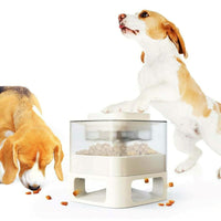 Futternapf für Hunde Doggy Village Auto-Buffet Weiß ABS 50 x 28 x 50 cm