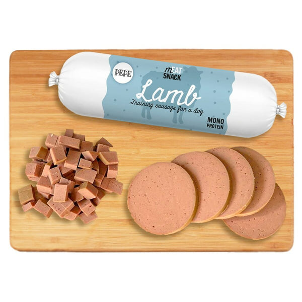 Hundesnack Paka Zwierzaka Pepe Sausage Lamb Lamm 200 g