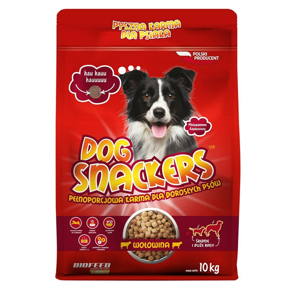 Futter Biofeed Dog Snackers Adult medium & large Beef Rindfleisch 10 kg