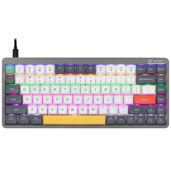Mechanische Tastatur Tracer TRAKLA47279 Weiß Bunt QWERTY