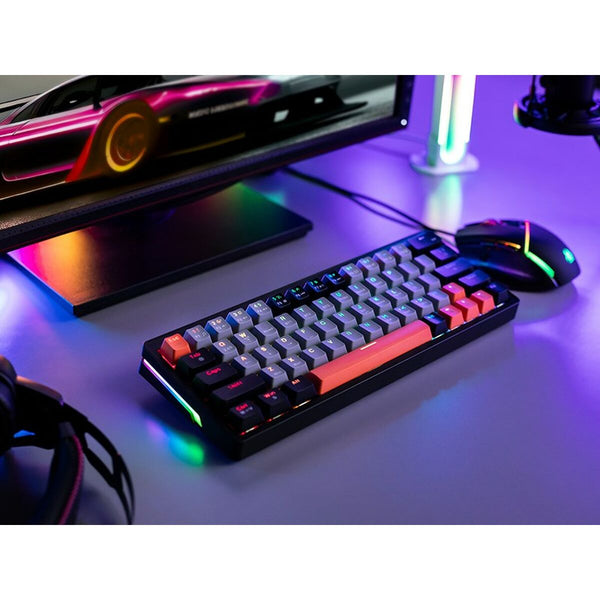 Mechanische Tastatur Tracer TRAKLA47297 Weiß Bunt QWERTY