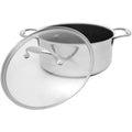 Kochtopf mit Deckel Kohersen 71104 Silberfarben Edelstahl Aluminium Ø 24 cm 4,9 L