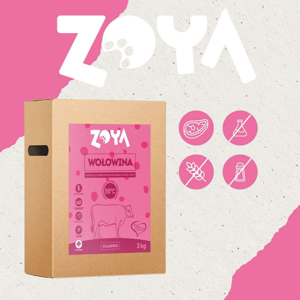 Futter Zoya Rindfleisch 3 Kg