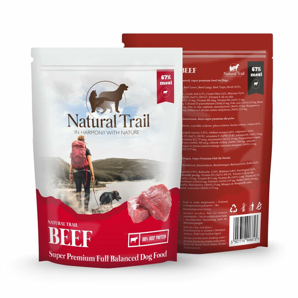 Nassfutter NATURAL TRAIL Dog Beef