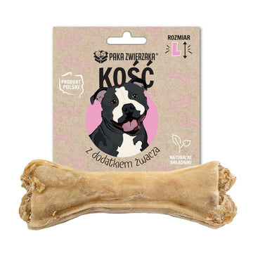 Hundesnack Paka Zwierzaka Bone with tripe additive L 13,5 cm Rind und Kalbfleisch 70 g