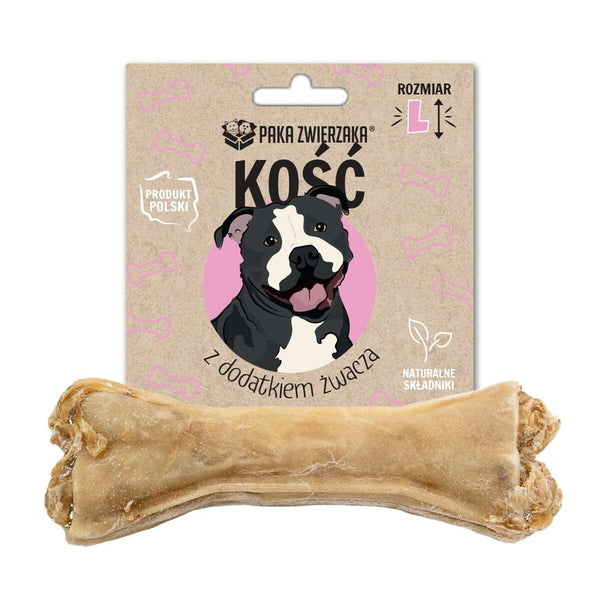 Hundesnack Paka Zwierzaka Bone with tripe additive L 13,5 cm Rind und Kalbfleisch 70 g