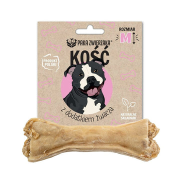 Hundesnack Paka Zwierzaka Bone with tripe additive M 12 cm Rind und Kalbfleisch 55 g