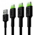 USB-Kabel Green Cell KABGCSET03 Schwarz 2 m