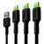 USB-Kabel Green Cell KABGCSET03 Schwarz 2 m