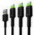 USB-Kabel Green Cell KABGCSET03 Schwarz 2 m